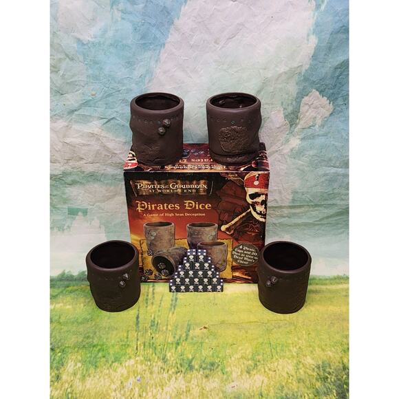 Disney Other - 2006 Pirates of the Caribbean Dead Man's Chest Pirate Dice Game Disney COMPLETE